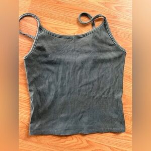 American Eagle Outfitters Cropped Ribbed Tank